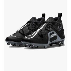 Nike Alpha Menace Pro 3 Shadow Black Football Cleats CT6649-010 Mens  NEW
